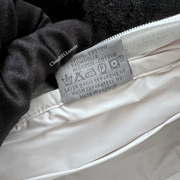 Auth Dior Pink Terry Cloth Trotter Monogram Mini Bag - Vintage - Picture 12 of 16